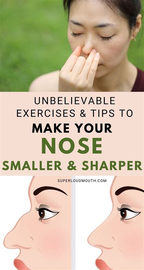 nose exercises to make it smaller